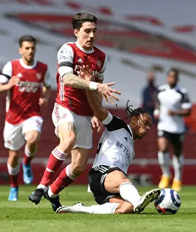 Arsenal vs. Fulham: Bellerin Clashes with De Cordova-Reid in Empty Emirates Stadium, Premier League 2020-21