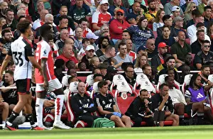 Arsenal V Fulham 2023-24 Prints: Arsenal vs Fulham: Intense Moment as Fulham Physio Attends to Injured Player (2023-24 Premier League)