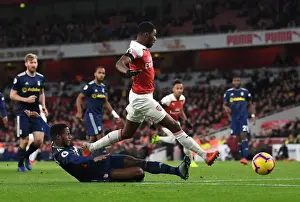Arsenal V Fulham 2018-19 Prints: Arsenal vs Fulham: Maitland-Niles vs Sessegnon Clash in Premier League Showdown