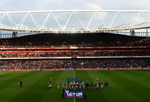 Arsenal V Fulham 2013-14 Prints: Arsenal vs. Fulham: Premier League Clash at Emirates Stadium, London (January 2014)