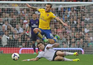 Fulham F C Prints: Arsenal vs Fulham: Premier League Showdown at Craven Cottage (2013-14)