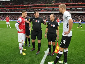Arsenal V Fulham 2012-13 Prints: Arsenal vs. Fulham Showdown: Vermaelen vs
