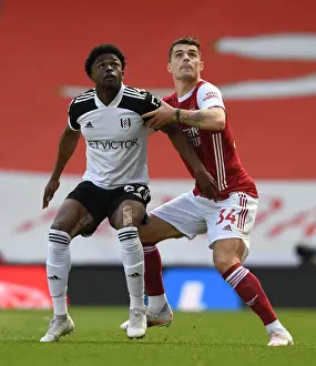 Arsenal vs Fulham: Xhaka Clashes with Maja in Empty Emirates Stadium - Premier League 2020-21
