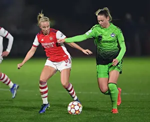 Arsenal Women V HB Koge 2021-22 Prints: Arsenal vs HB Koge: Battle in the UEFA Women's Champions League