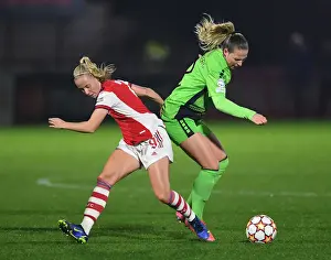 Arsenal Women V HB Koge 2021-22 Prints: Arsenal vs HB Koge: Beth Mead Faces Off in UEFA Women's Champions League Clash