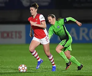 Arsenal Women V HB Koge 2021-22 Prints: Arsenal vs HB Koge: UEFA Women's Champions League Clash - Jennifer Beattie Faces Off