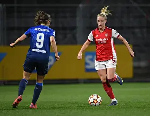 Hoffenhiem V Arsenal Women 2021-22 Prints: Arsenal vs. Hoffenheim: Battle in the UEFA Women's Champions League