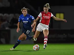 Arsenal Women V Hoffenheim 2021-22 Prints: Arsenal vs. Hoffenheim: A Battle in the UEFA Women's Champions League at Meadow Park