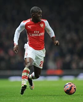 Images Dated 4th January 2015: Arsenal vs Hull City: FA Cup Clash - Joel Campbell in Action