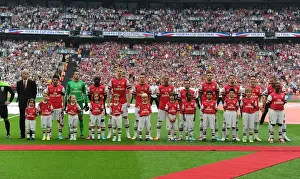 Arsenal vs Hull City - FA Cup Final 2014: The Team Line-Up at Wembley Stadium