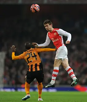 Arsenal vs Hull City: Monreal Leaps Ahead in FA Cup Clash