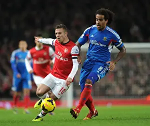 Arsenal V Hull City 2013-14 Prints: Arsenal vs Hull City: Wilshere vs Huddlestone - Premier League Clash, 2013
