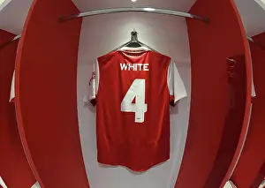 Arsenal V Juventus 2022-23 Prints: Arsenal vs Juventus: Ben White's Emirates Stadium Changing Room - Pre-Match Scene (2022-23)