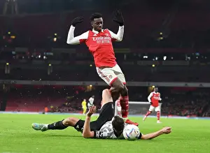 Arsenal V Juventus 2022-23 Prints: Arsenal vs Juventus: Eddie Nketiah at Emirates Stadium (2022-23)