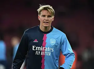 Arsenal vs Juventus: Martin Odegaard Pre-Match at Emirates Stadium (2022-23)