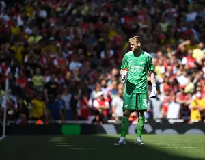 Arsenal V Leeds United 2021_22 Prints: Arsenal vs Leeds United: Aaron Ramsdale's Thrilling Save Display at the Emirates Stadium
