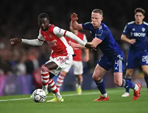 Arsenal V Leeds United - Carabao Cup 2021-22 Prints: Arsenal vs Leeds United: Carabao Cup Showdown at Emirates Stadium
