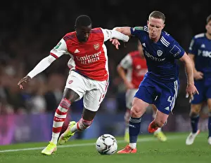 Arsenal V Leeds United - Carabao Cup 2021-22 Prints: Arsenal vs Leeds United: Carabao Cup Showdown at Emirates Stadium