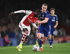 Arsenal V Leeds United - Carabao Cup 2021-22 Prints: Arsenal vs Leeds United: Carabao Cup Showdown at Emirates Stadium