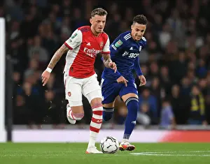 Arsenal V Leeds United - Carabao Cup 2021-22 Prints: Arsenal vs Leeds United: Carabao Cup Showdown at Emirates Stadium