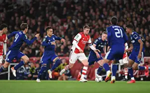Arsenal V Leeds United - Carabao Cup 2021-22 Prints: Arsenal vs Leeds United: Carabao Cup Showdown at Emirates Stadium