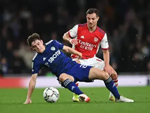 Arsenal V Leeds United - Carabao Cup 2021-22 Prints: Arsenal vs Leeds United: Carabao Cup Showdown at Emirates Stadium