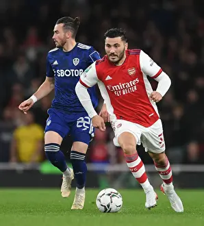 Arsenal V Leeds United - Carabao Cup 2021-22 Prints: Arsenal vs Leeds United: Carabao Cup Showdown at Emirates Stadium