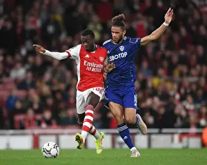 Arsenal V Leeds United - Carabao Cup 2021-22 Prints: Arsenal vs Leeds United: Carabao Cup Showdown at Emirates Stadium