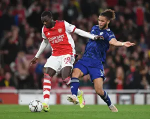 Arsenal V Leeds United - Carabao Cup 2021-22 Prints: Arsenal vs Leeds United: Carabao Cup Showdown at Emirates Stadium