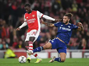 Arsenal V Leeds United - Carabao Cup 2021-22 Prints: Arsenal vs Leeds United: Carabao Cup Showdown at Emirates Stadium