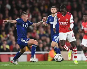 Arsenal V Leeds United - Carabao Cup 2021-22 Prints: Arsenal vs Leeds United: Carabao Cup Showdown at Emirates Stadium
