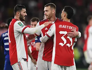 Arsenal V Leeds United - Carabao Cup 2021-22 Prints: Arsenal vs Leeds United: Carabao Cup Showdown at Emirates Stadium