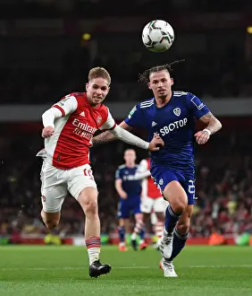 Arsenal V Leeds United - Carabao Cup 2021-22 Prints: Arsenal vs Leeds United: Carabao Cup Showdown at Emirates Stadium