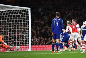 Arsenal V Leeds United - Carabao Cup 2021-22 Prints: Arsenal vs Leeds United: Carabao Cup Showdown at Emirates Stadium