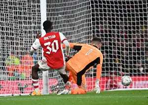 Arsenal V Leeds United - Carabao Cup 2021-22 Prints: Arsenal vs Leeds United: Carabao Cup Showdown at Emirates Stadium