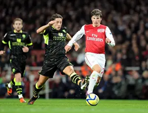 Arsenal V Leeds United FA Cup 2011-12 Prints: Arsenal vs Leeds United: FA Cup Battle - Arshavin vs Brown