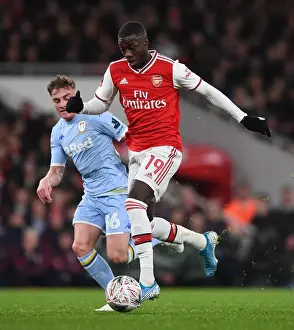 Arsenal V Leeds United FA Cup 2019-20 Prints: Arsenal vs Leeds United: FA Cup Clash - Pepe vs Gotts Battle