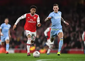 Arsenal V Leeds United FA Cup 2019-20 Prints: Arsenal vs Leeds United: Nelson vs White Duel - FA Cup Clash at Emirates
