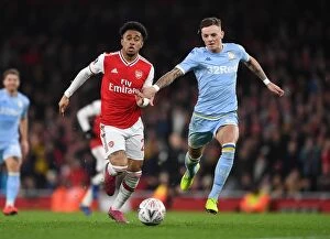Images Dated 7th January 2020: Arsenal vs Leeds United: Nelson vs White - FA Cup Showdown at Emirates Stadium