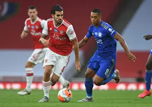 Arsenal V Leicester City 2019-20 Prints: Arsenal vs Leicester: Ceballos vs Tielemans Battle in the Premier League (2019-20)