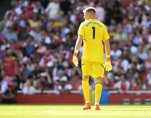 Arsenal V Leicester City 2022-23 Prints: Arsenal vs Leicester City: Aaron Ramsdale in Action at the Emirates Stadium (2022-23 Premier League)