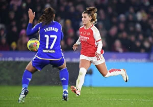 Images Dated 13th November 2023: Arsenal vs Leicester City: A Battle in the Barclays Women's Super League at The King Power Stadium