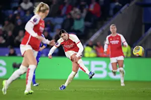 Leicester City Women V Arsenal Women 2023-24 Prints: Arsenal vs Leicester City: Battle in the Barclays Women's Super League at The King Power Stadium (2023-24)