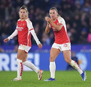Images Dated 13th November 2023: Arsenal vs Leicester City: A Battle in the Barclays WSL at The King Power Stadium