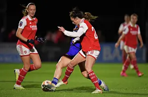 Arsenal Women V Leicester City Women 2022-23 Prints: Arsenal vs Leicester City: A Battle for FA Women's Super League Supremacy - Taylor vs Mace