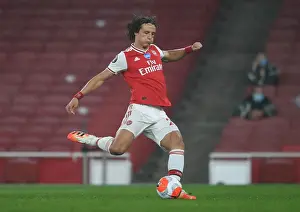 Arsenal V Leicester City 2019-20 Prints: Arsenal vs Leicester City: David Luiz in Action at the Emirates Stadium (Premier League 2019-20)
