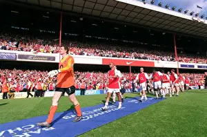 Arsenal V Leicester City Prints: Arsenal vs Leicester City: FA Premiership Showdown, May 15, 2004, Highbury, London