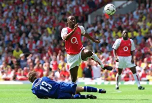 Arsenal V Leicester City Prints: Arsenal vs Leicester City: FA Premiership Showdown, May 15, 2004, Highbury, London