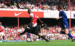Arsenal V Leicester City Prints: Arsenal vs Leicester City: FA Premiership Showdown, May 15, 2004