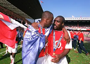 Arsenal V Leicester City Prints: Arsenal vs Leicester City: FA Premiership Showdown at Highbury, London (May 15, 2004)